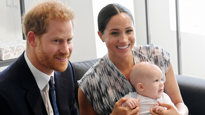 Meghan, il principe Harry e Archie