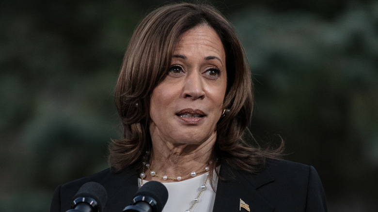 Kamala Harris parla