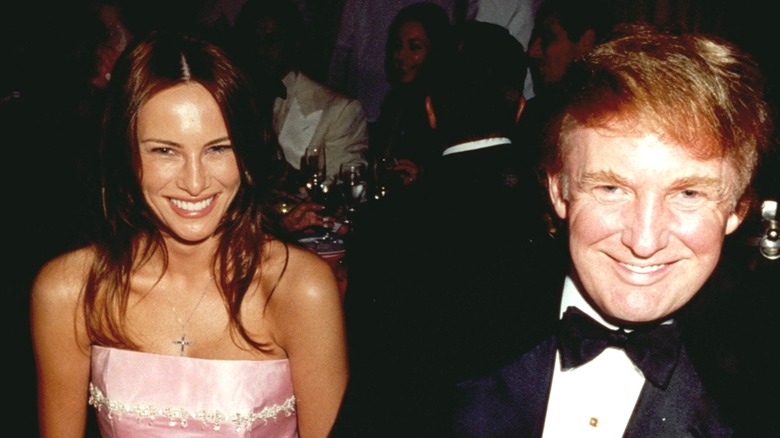 Melania Knauss e Donald Trump, 1999