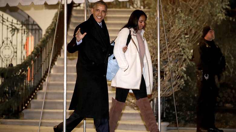 Barack e Sasha Obama