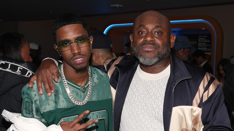 Steve Stoute e King Combs posano insieme