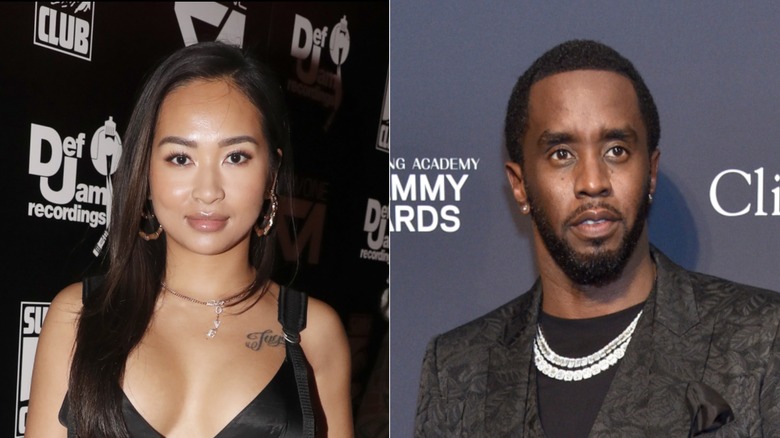 Gina Huynh, a sinistra, e Sean Combs, a destra