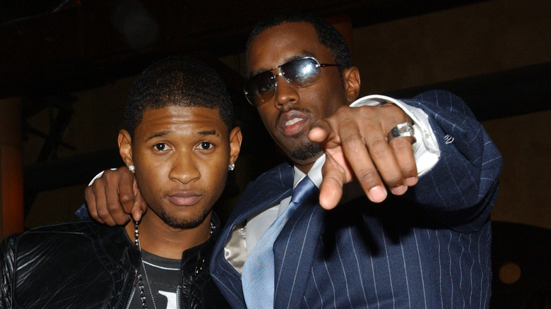 Usher e Sean Combs posano insieme