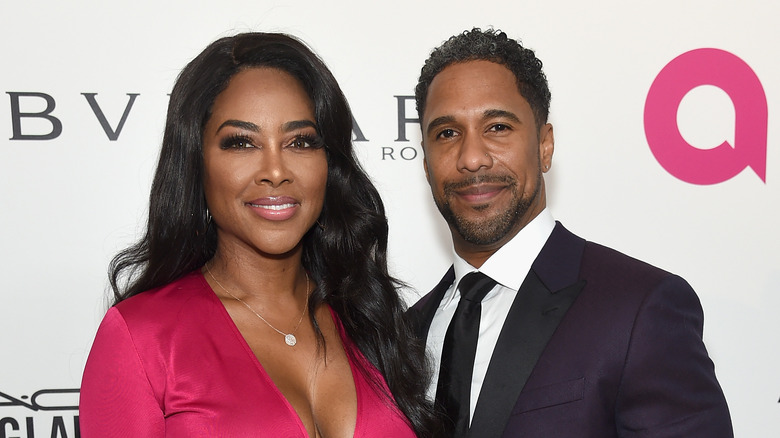 Kenya Moore, Marc Daly sorridente