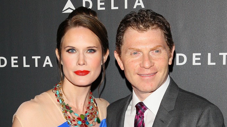 Stephanie March e Bobby Flay in posa