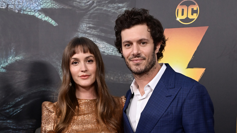 Leighton Meester posa con Adam Brody