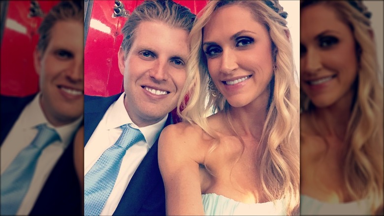 Eric, Lara Trump in posa per un selfie