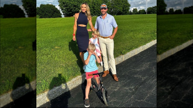 Lara, Eric Trump all'aperto con i bambini