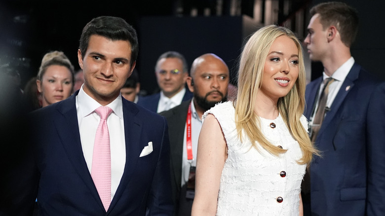 Michael Boulos e Tiffany Trump alla Convention Nazionale Repubblicana nel 2024