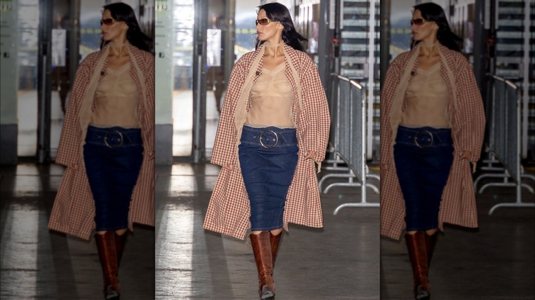 Stile cowgirl costiera di Bella Hadid