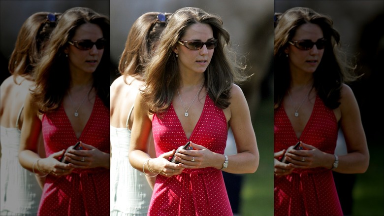 Kate Middleton in abito rosso