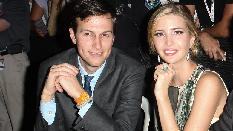 Jared Kushner Ivanka Trump sorride