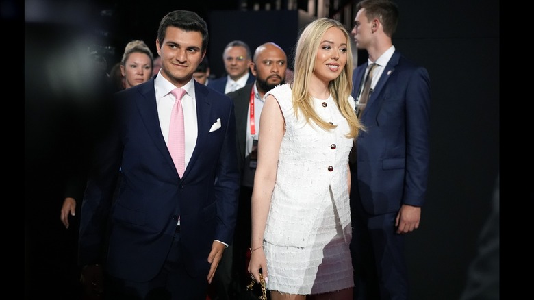 Tiffany Trump, noioso outfit bianco