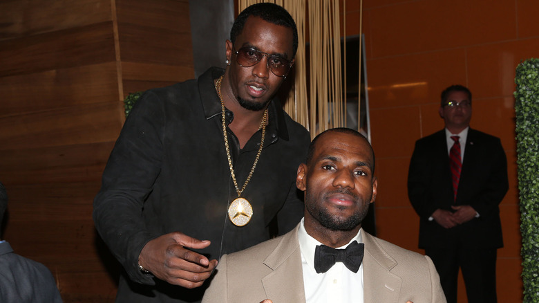 LeBron James e Diddy partecipano alla cena dei Due Re