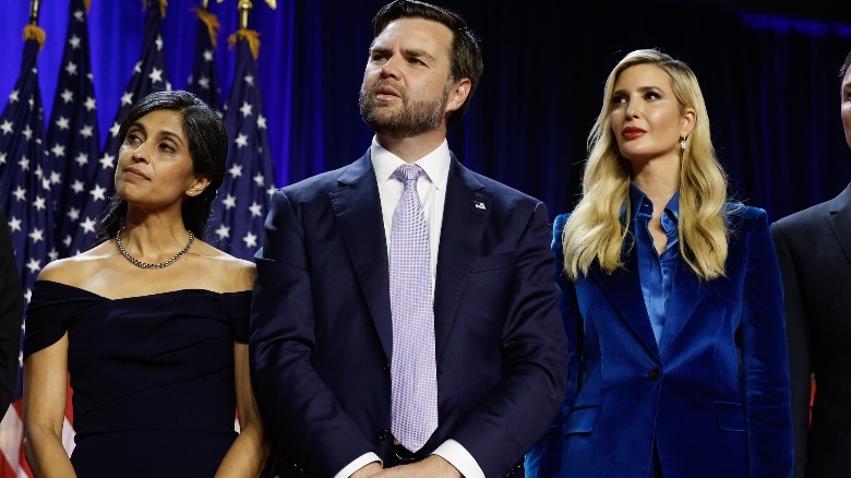 Usha Vance JD Vance Ivanka Trump la notte delle elezioni