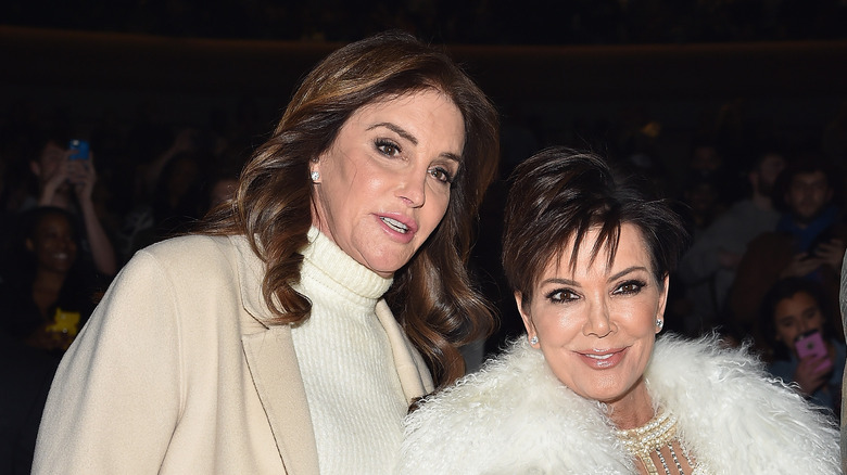 Caitlyn e Kris Jenner in posa