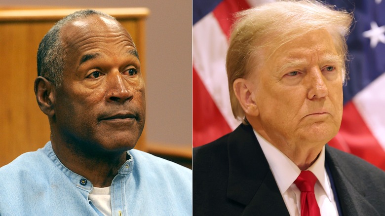 OJ Simpson e Donald Trump si dividono l'immagine 