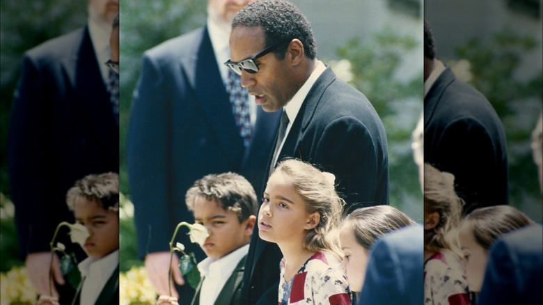 OJ Simpson con i suoi figli