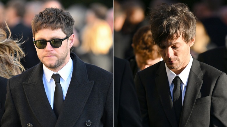 Niall Horan e Liam Tomlinson al funerale di Liam Payne