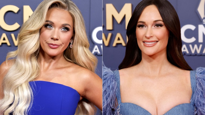 Fianco a fianco di Megan Moroney e Kasey Musgraves ai CMA 2024.