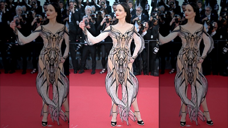 Eva Green sul red carpet del Festival di Cannes.