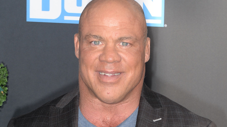 Kurt Angle sul tappeto rosso