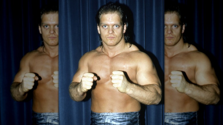 Chris Benoit alza i pugni nel 1987