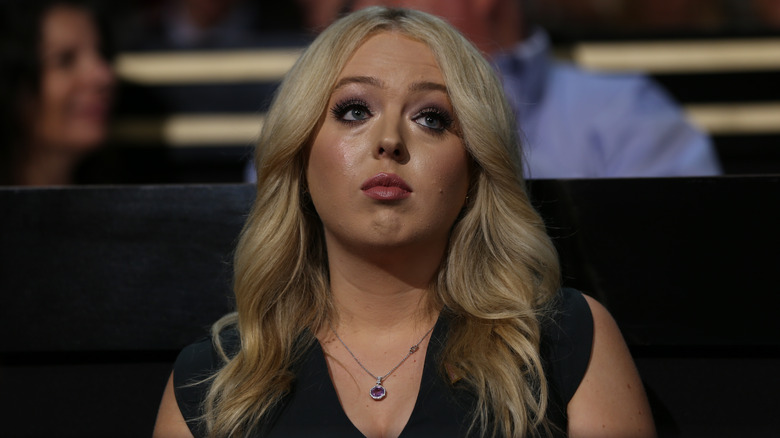 Tiffany Trump sembra distante