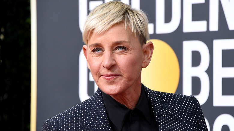 Ellen DeGeneres posa ai Golden Globes