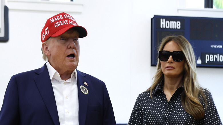 Donald e Melania Trump votano nel 2024