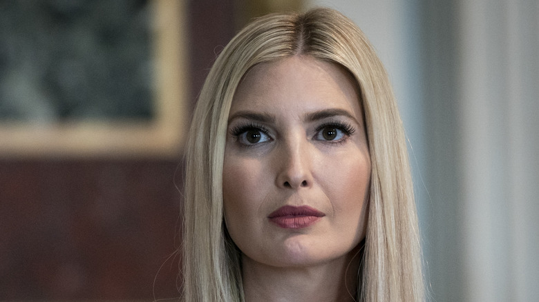 Ivanka Trump con rossetto opaco alla Casa Bianca nell'agosto 2020